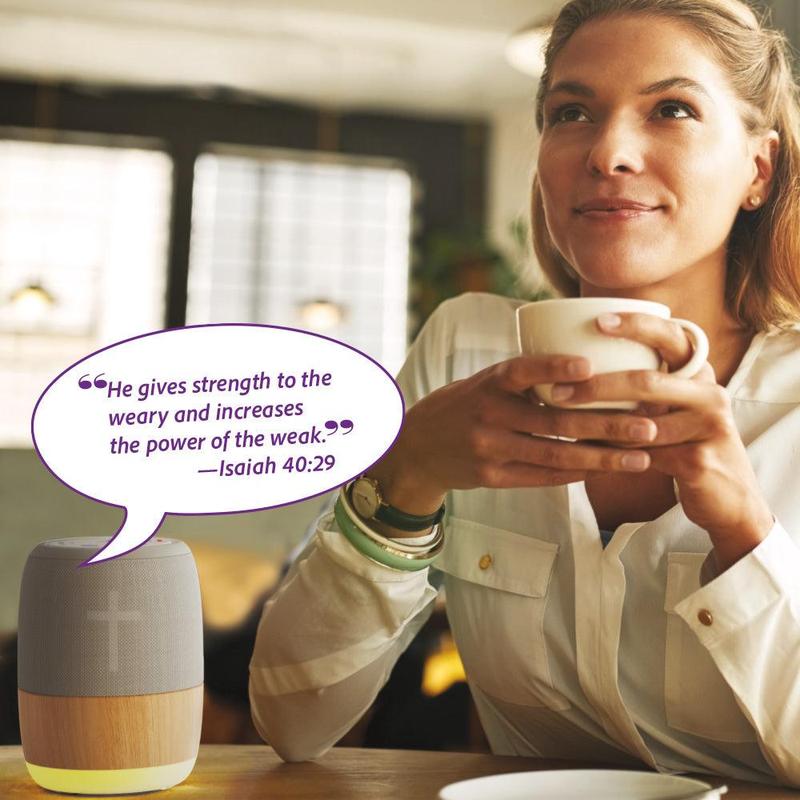 Plug-In Audio Player Speaker with Preloaded Bible Verses